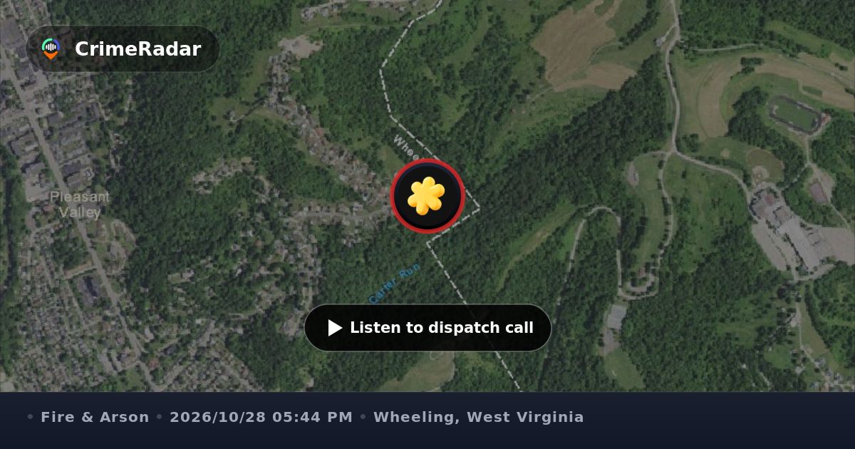 Number Structue Structure fire reported on Oakmont Road, Wheeling WV | CrimeRadar