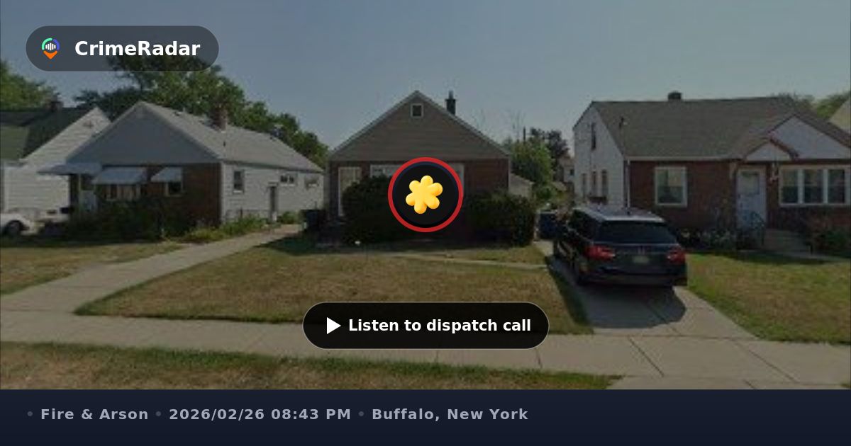House fire engulfs residence on Bailey Avenue, Buffalo NY | CrimeRadar