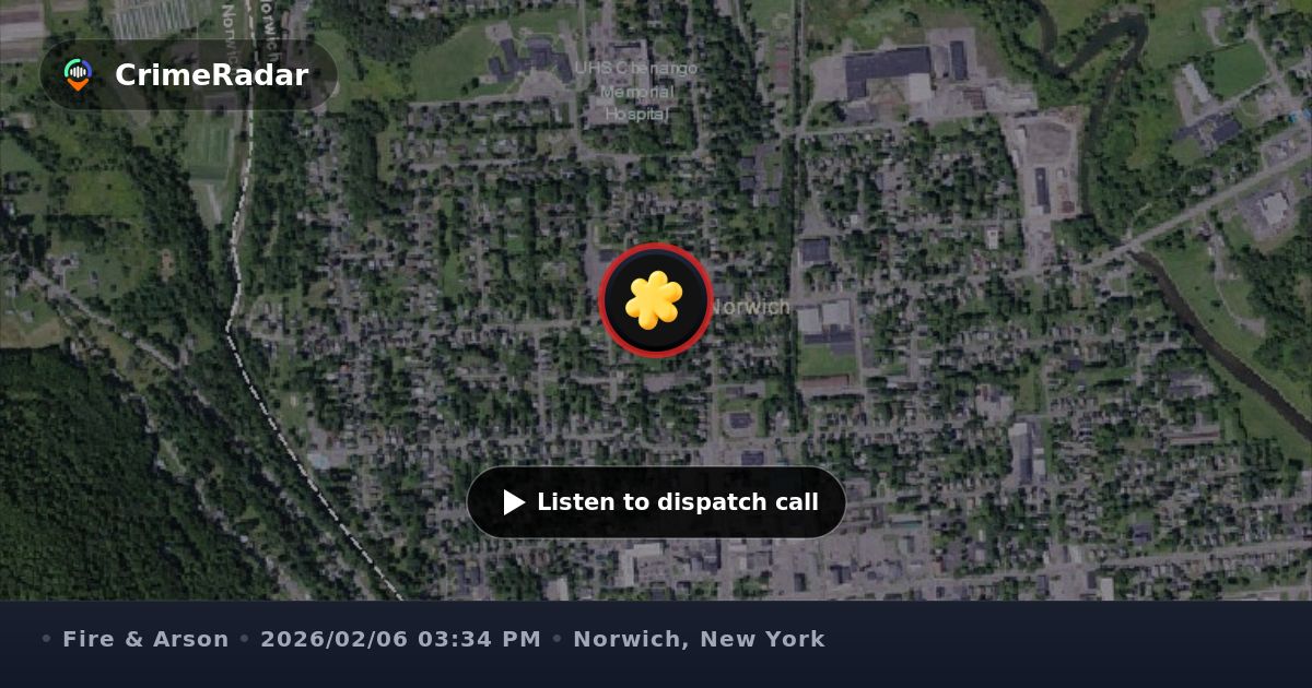 Fire alarm triggered at restaurant on Main Cross St, Norwich NY ...