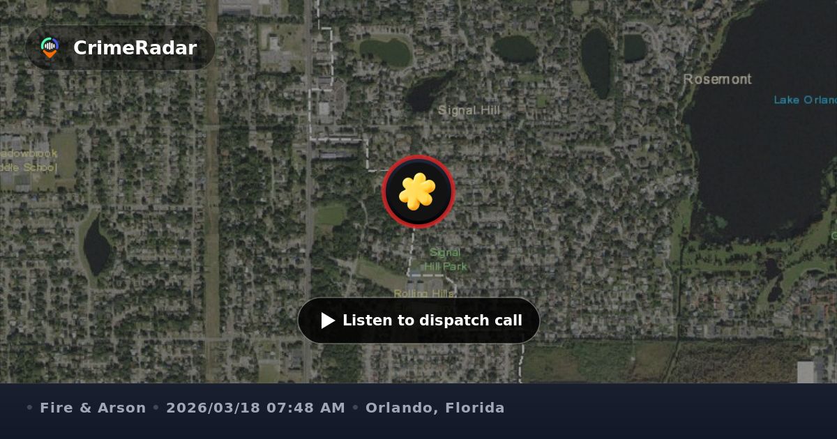 Fire alarm at Carmel Street building, Orlando FL | CrimeRadar
