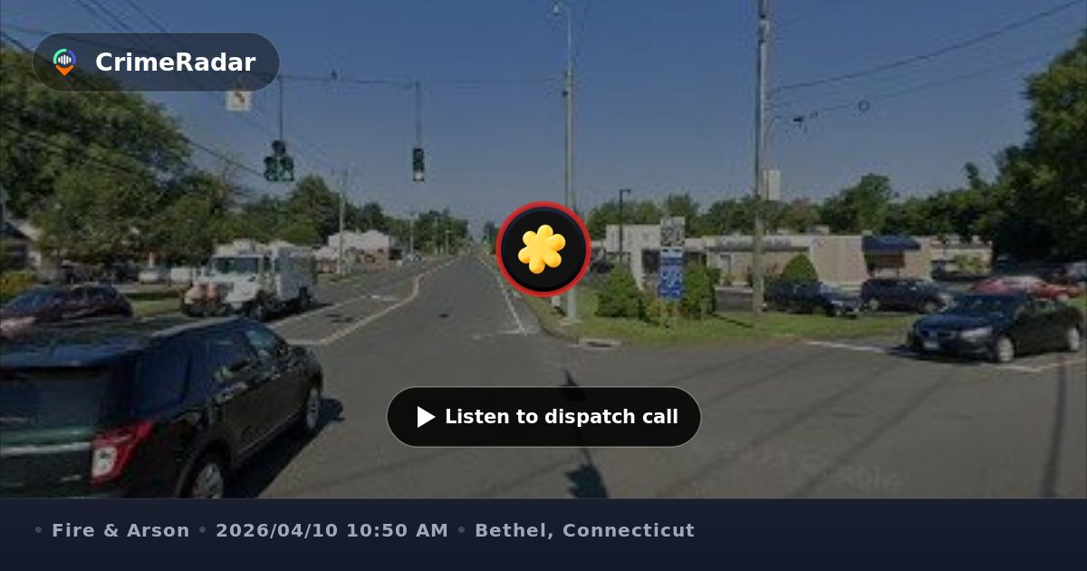 Brush fire spreading near Newtown town line, Bethel CT | CrimeRadar