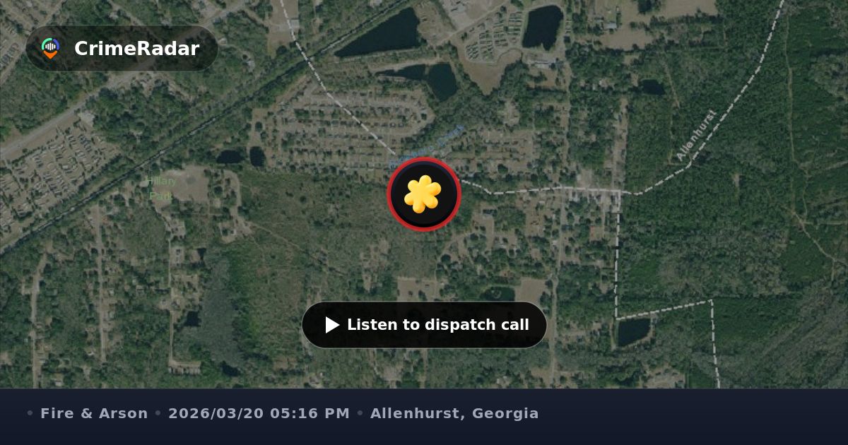 Smoke alarm activation at Wellspring Terrace home, Allenhurst GA ...