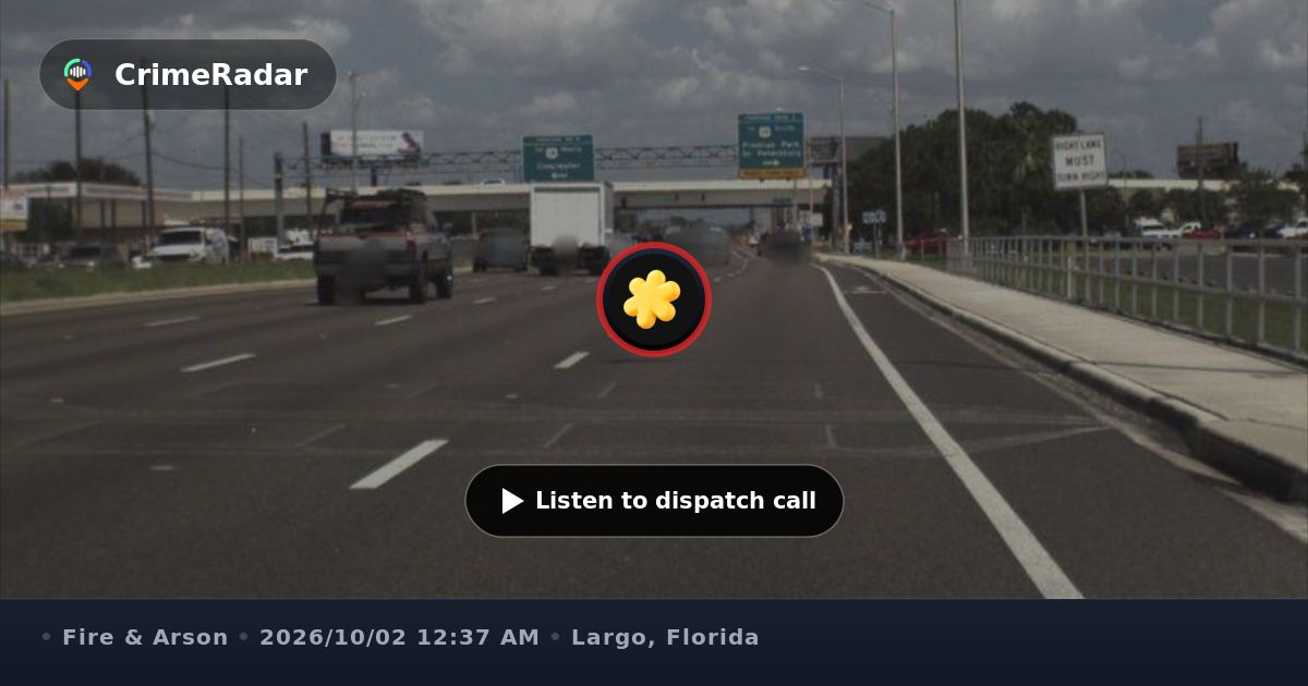 Structure fire at Tampa Bay Extended Stay, Largo FL | CrimeRadar