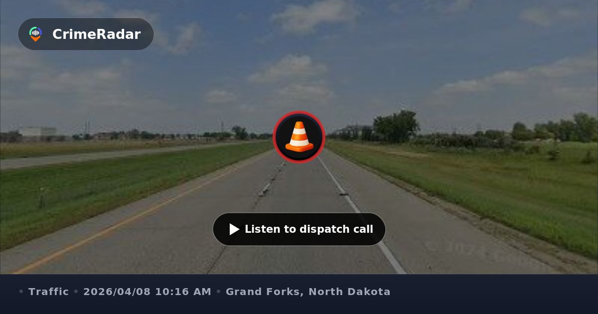 Generator blocking lane on I-29 near Grand Forks, Grand Forks ND ...