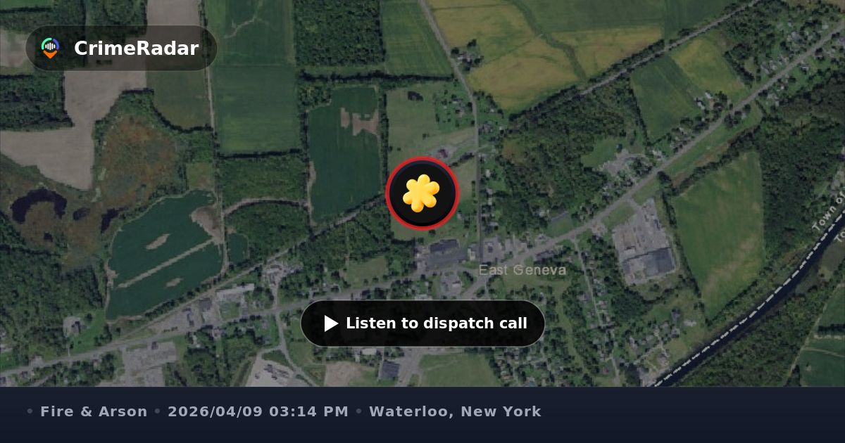 Automatic fire alarm at Sunset Bowl in Waterloo, Waterloo NY | CrimeRadar