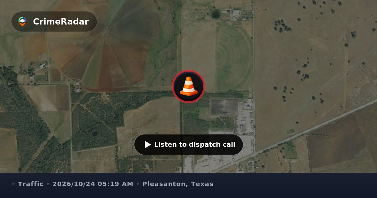 Wrong-way sedan reported on Highway 281, Pleasanton TX | CrimeRadar