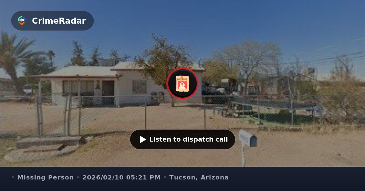 Missing child reported and safely located, Tucson AZ | CrimeRadar
