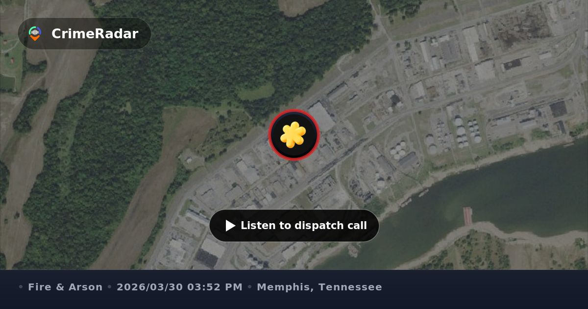Commercial building fire alarm on Channel Avenue, Memphis TN | CrimeRadar