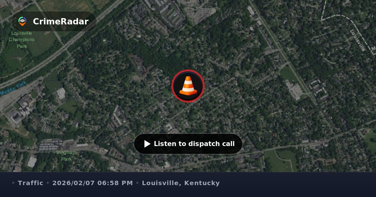Crash alert reported near Linden Lane, Louisville KY | CrimeRadar