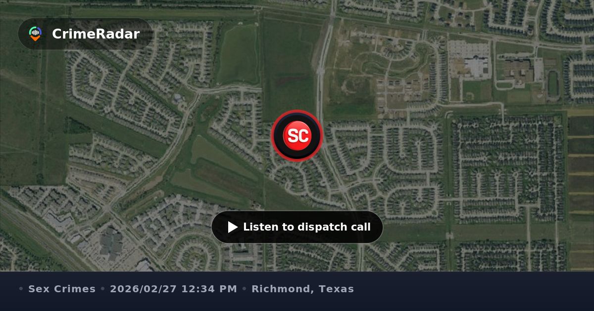 Rider reports Uber driver groped her during trip, Richmond TX | CrimeRadar