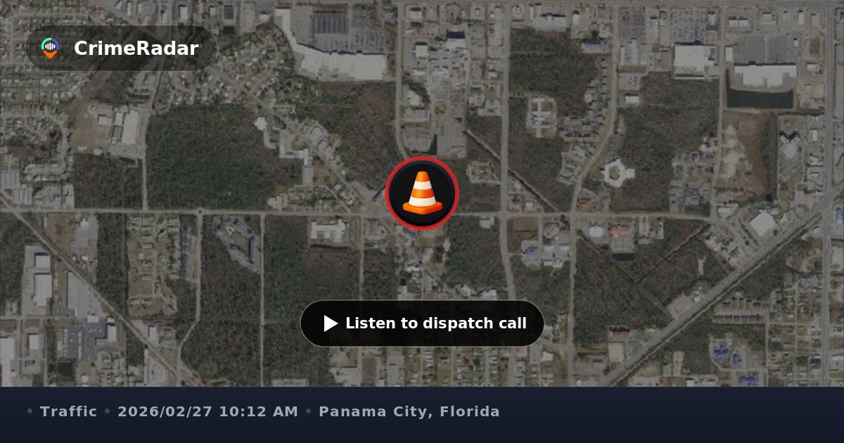 Traffic stop involving white Honda on West 19th Street, Panama City FL ...