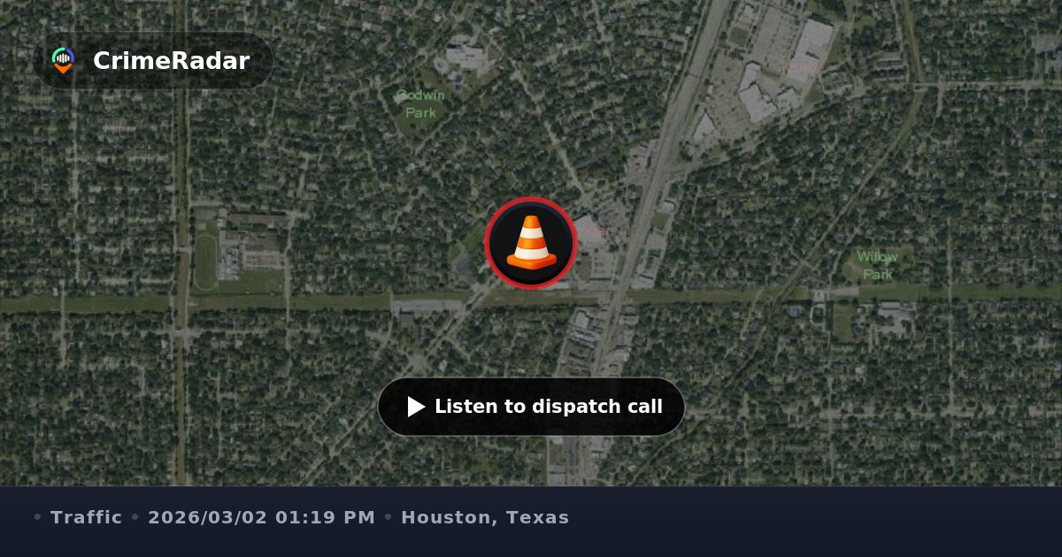 Vehicle crash on South Post Oak Road, Houston TX | CrimeRadar