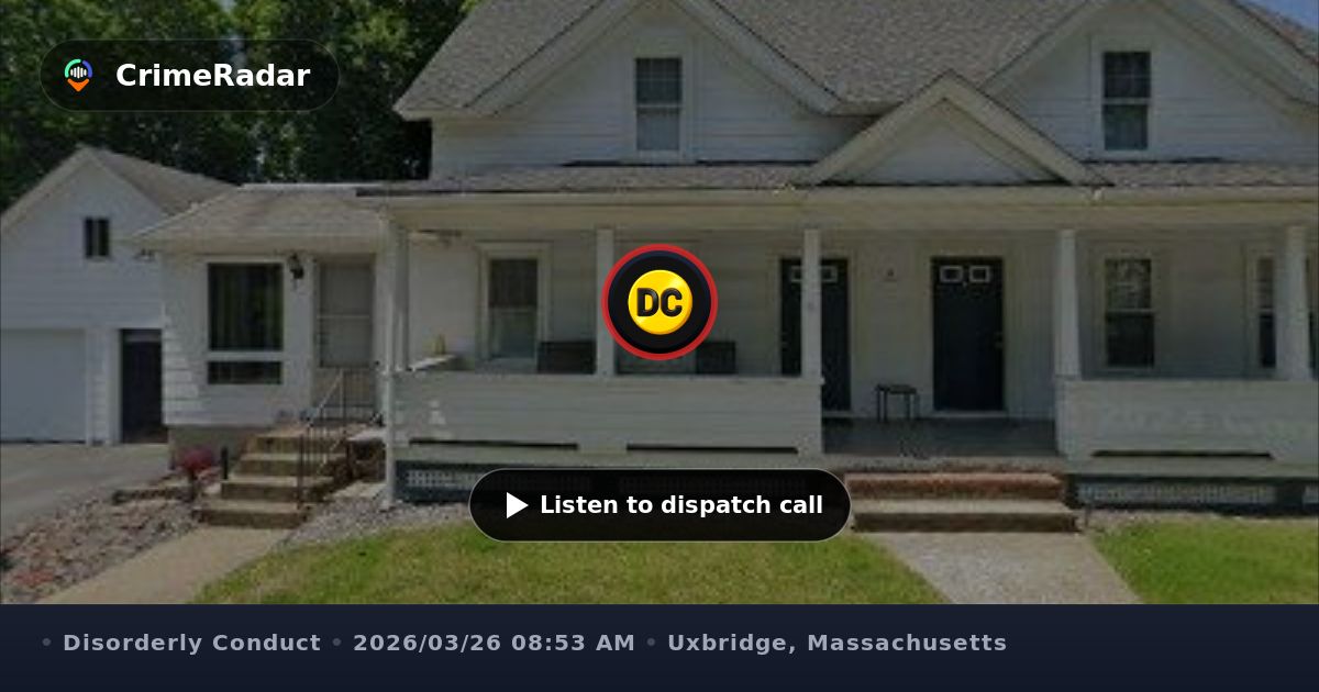 Officers respond to neighbor dispute on Boston Street, Uxbridge MA ...