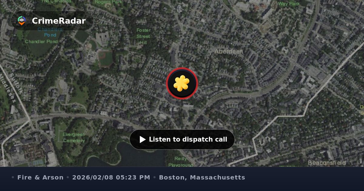 Fire crews respond to smoke at Strathmore Road building, Boston MA ...