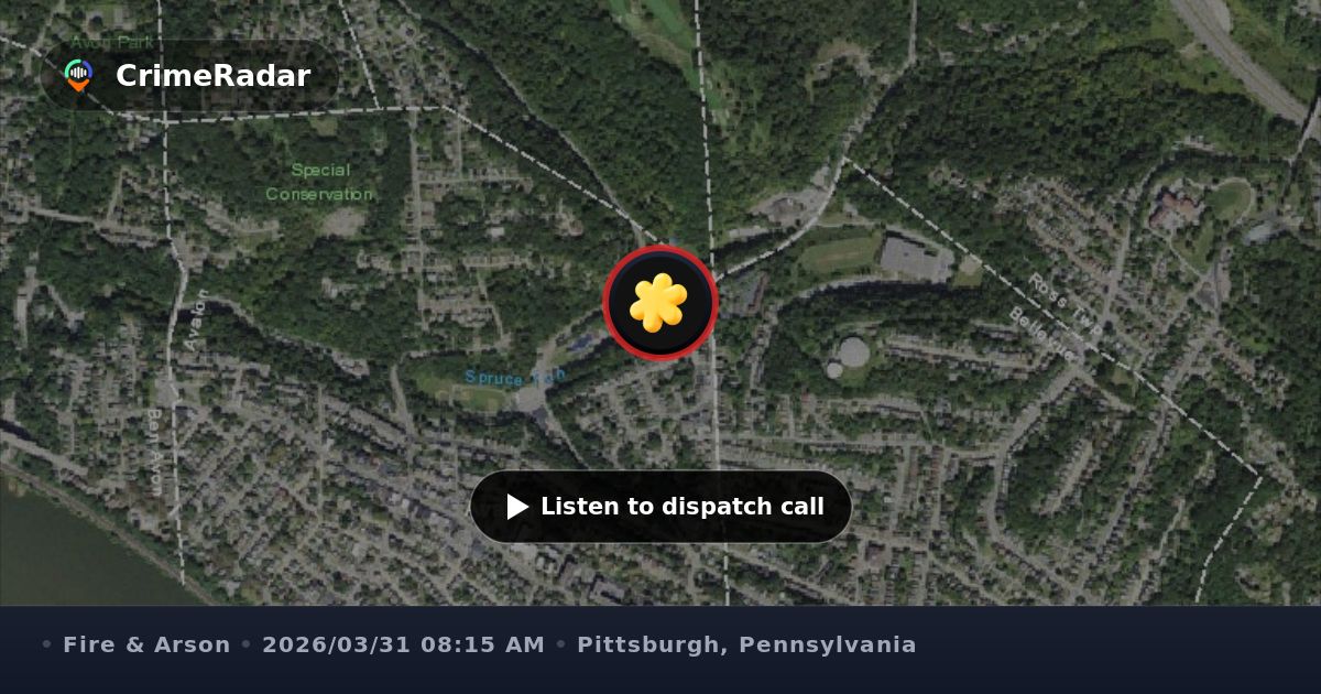 Fire crew checks faulty smoke detectors at home, Pittsburgh PA | CrimeRadar