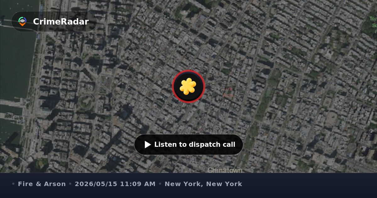 Automatic fire alarm near Grand Street and Mulberry Street, New York NY ...