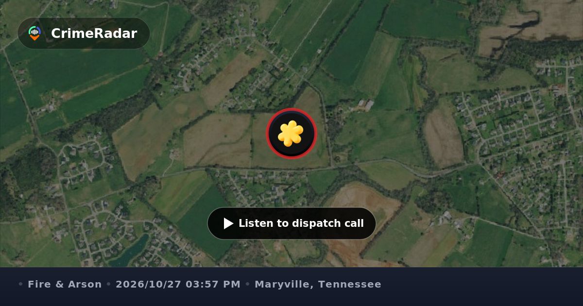 Residential fire alarm with smoke activation, Maryville TN | CrimeRadar