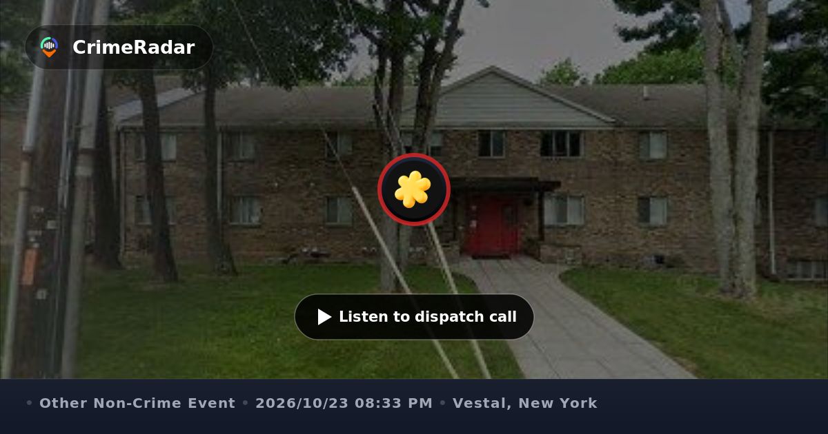 Vehicle lockout in Hayes community parking area, Vestal NY | CrimeRadar