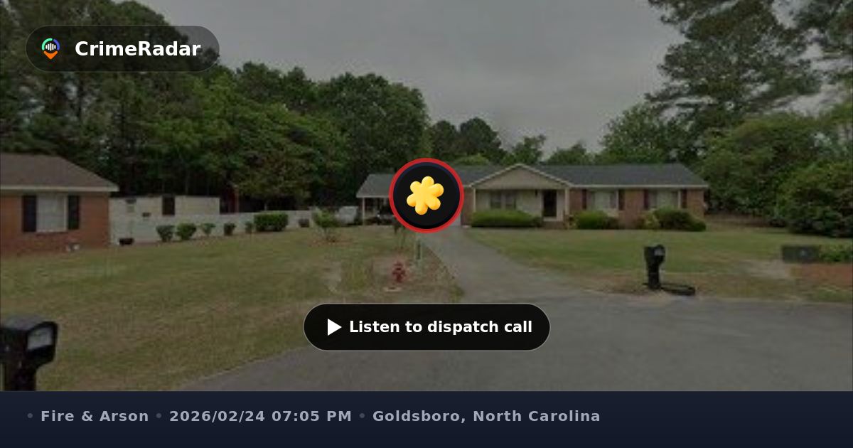 Possible house fire on Sandy Circle in Goldsboro, Goldsboro NC | CrimeRadar