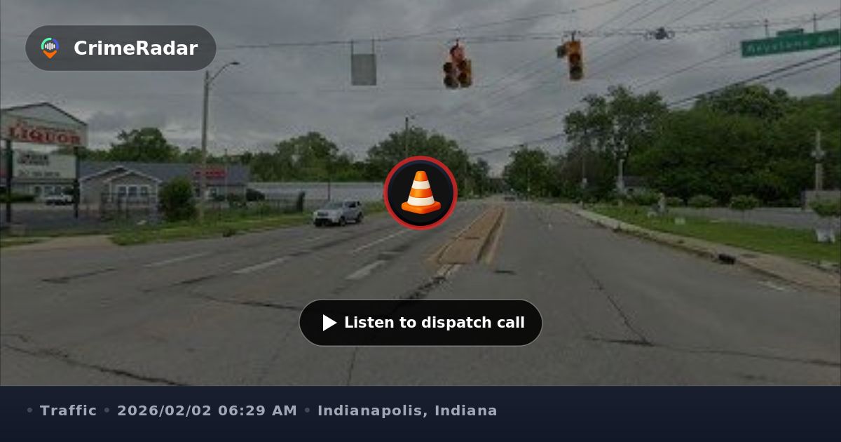 Injury crash reported near Hannah and Keystone, Indianapolis IN ...