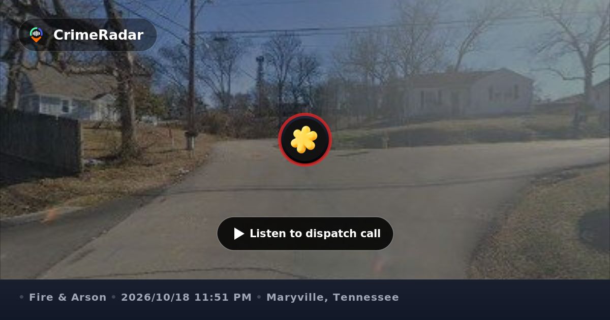 Structure fire with animals inside on Borrells Avenue, Maryville TN ...