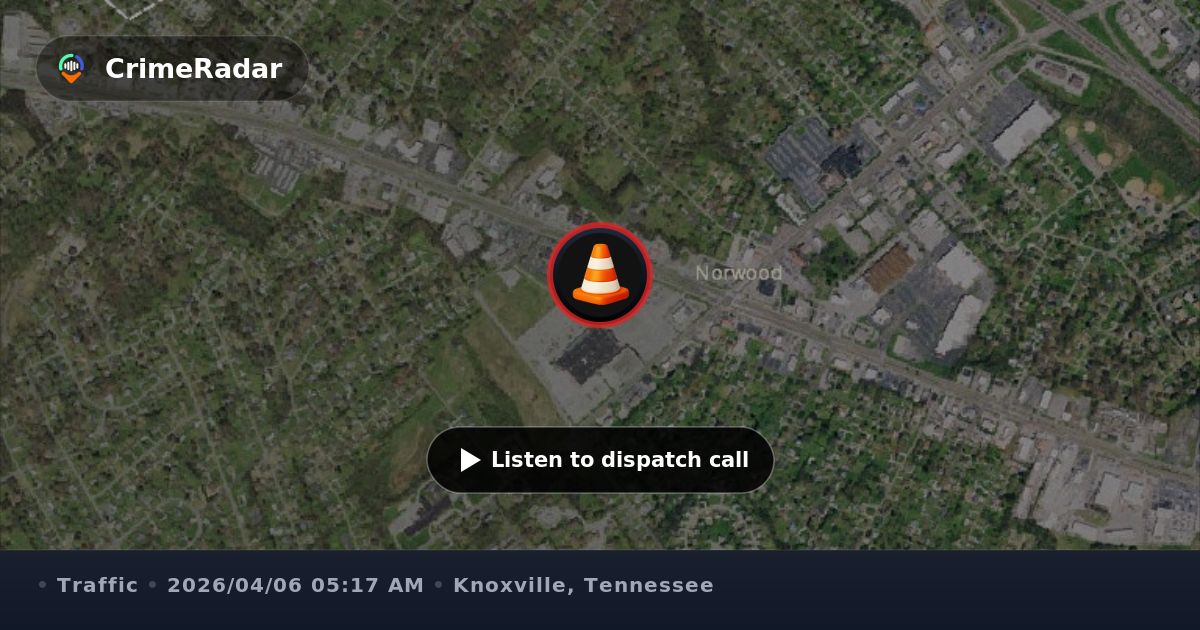 Two-vehicle crash on Merchant Drive near store, Knoxville TN | CrimeRadar