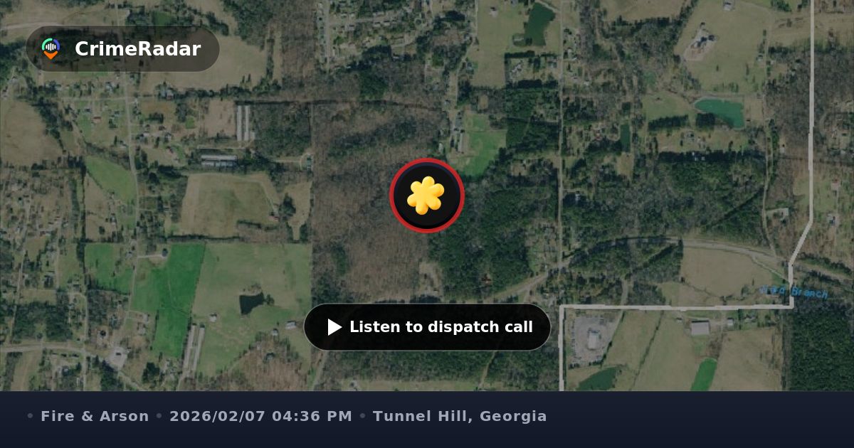 Fire crews battle house fire on Tunnel Hill Rd, Tunnel Hill GA | CrimeRadar