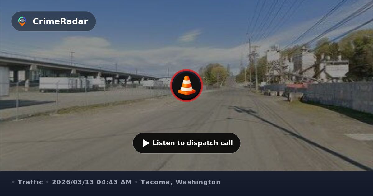 Single car crash on southbound I-5 at East 26th, Tacoma WA | CrimeRadar