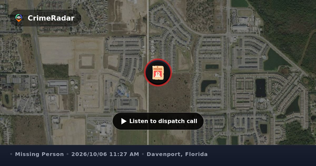 Missing juvenile leaves Citrus Ridge Academy in Davenport, Davenport FL ...