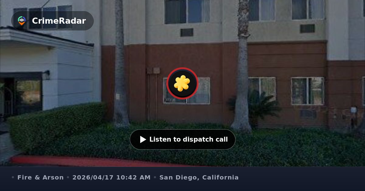 Fire alarm at Mission Valley hotel high-rise, San Diego CA | CrimeRadar
