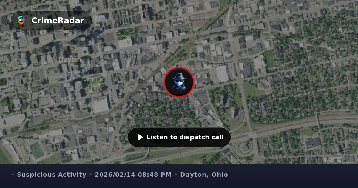 Suspicious person may be trying to steal vehicle, Dayton OH | CrimeRadar