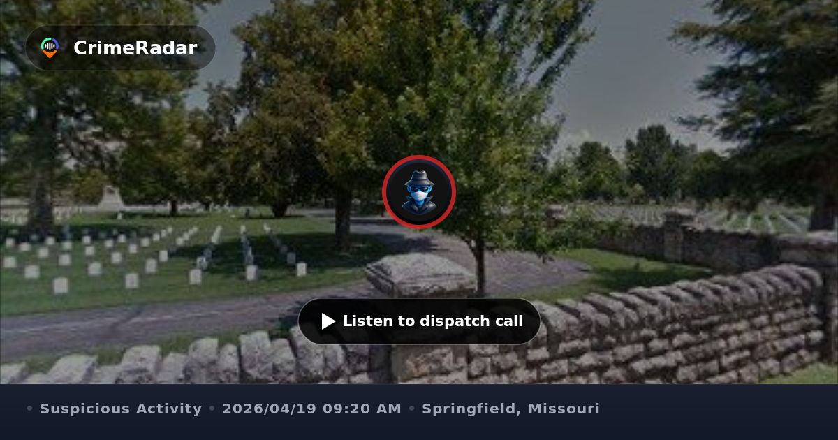 Person in all black seen walking in west parking lot, Springfield MO ...