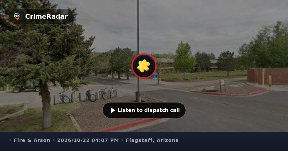 Fire alarm battery check at North Bloom Drive, Flagstaff AZ | CrimeRadar