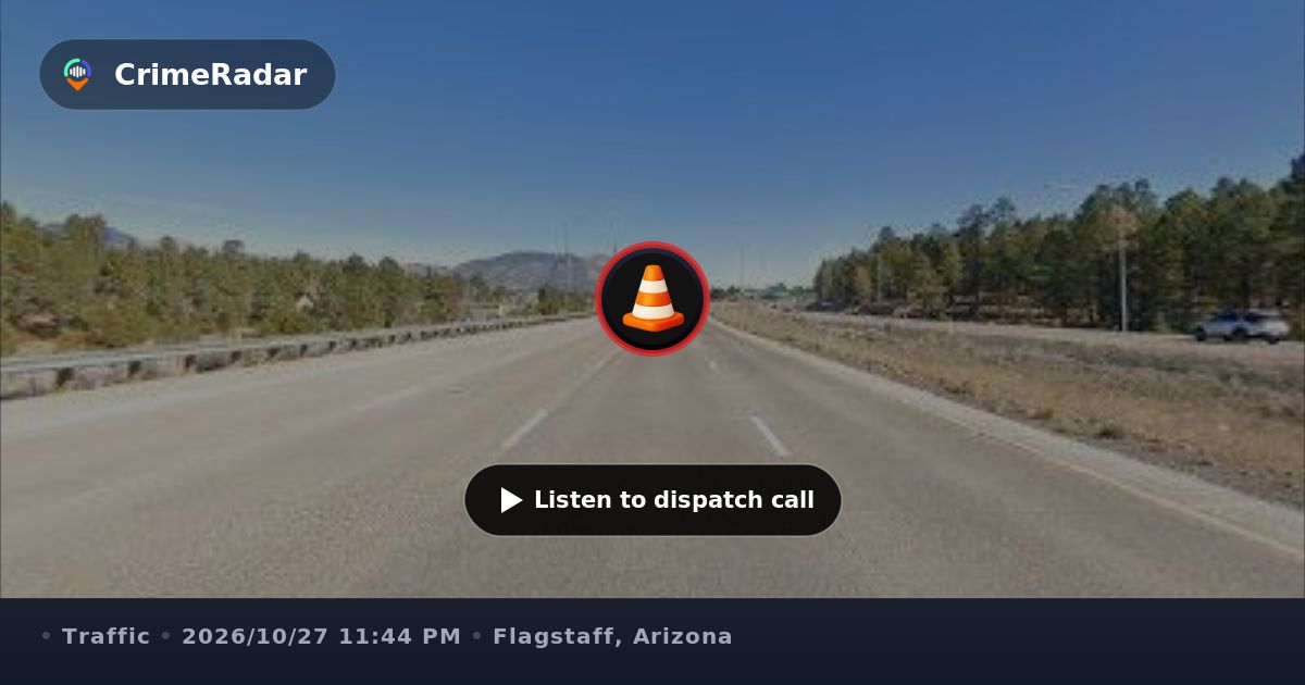Crash on State Route 89A near mile marker 389, Flagstaff AZ | CrimeRadar