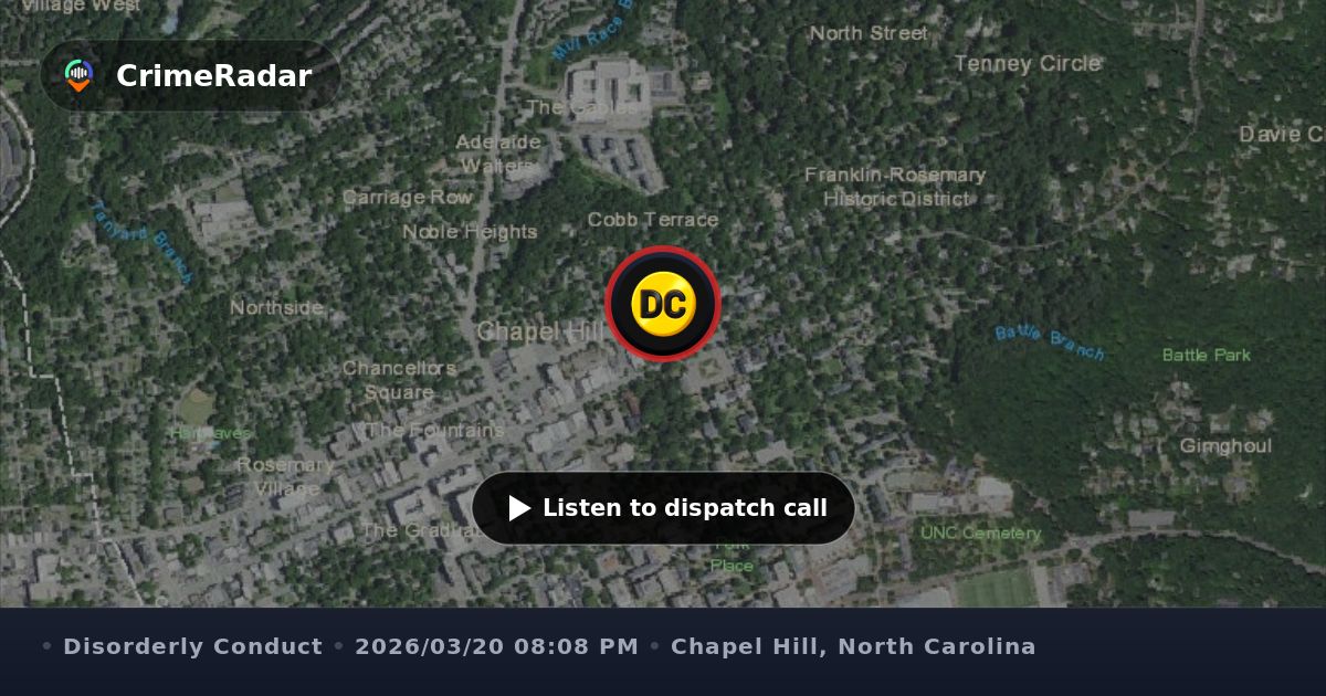 Person harasses bar after being removed from lounge, Chapel Hill NC ...
