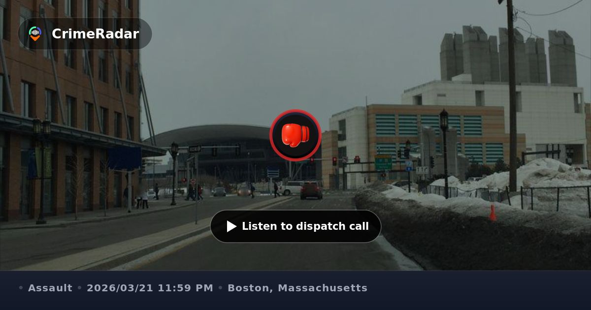 Search for suspect possibly involved in stabbing, Boston MA | CrimeRadar
