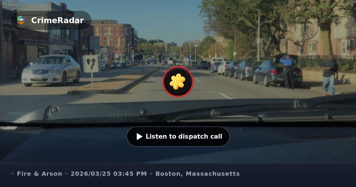 Fire units redirected to Columbus Avenue scene, Boston MA | CrimeRadar