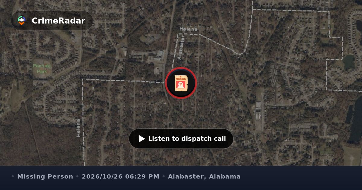 Welfare check after child 911 call in Alabaster, Alabaster AL | CrimeRadar