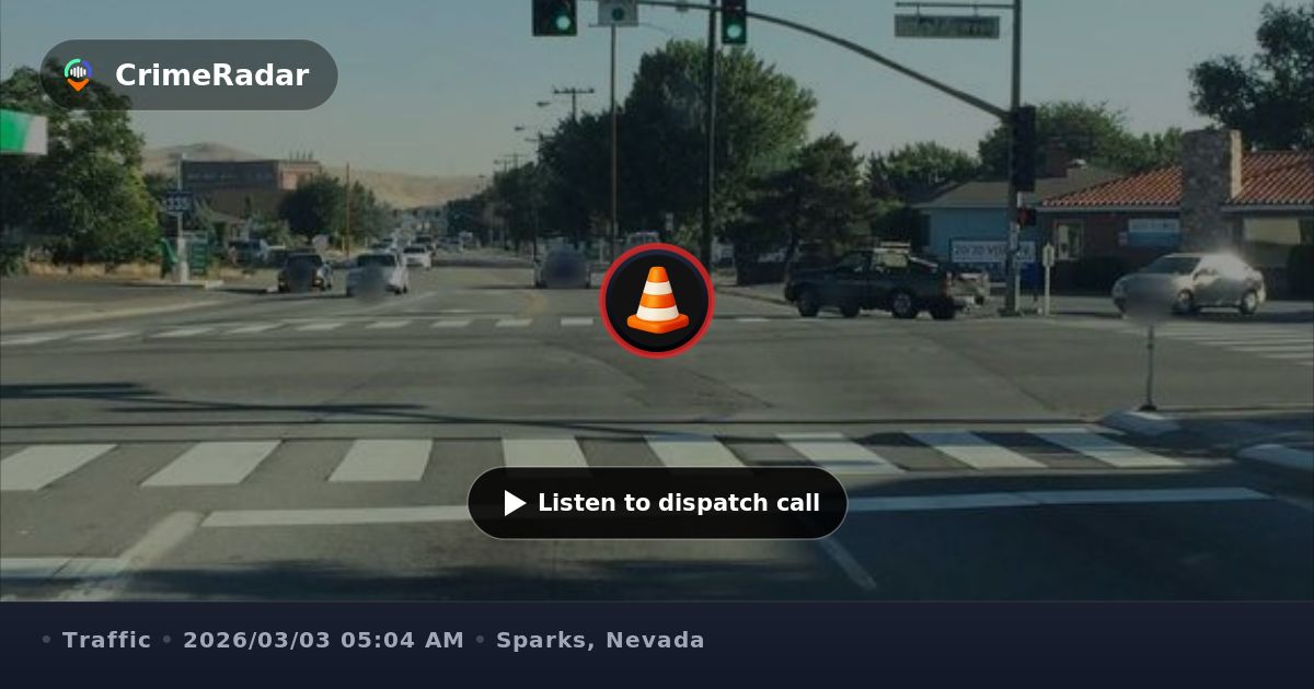 Two-car crash at Pyramid and Prater with back injury, Sparks NV ...