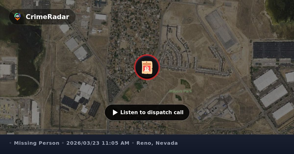 Juvenile walking alone reported on Rocky Mountain Street, Reno NV ...