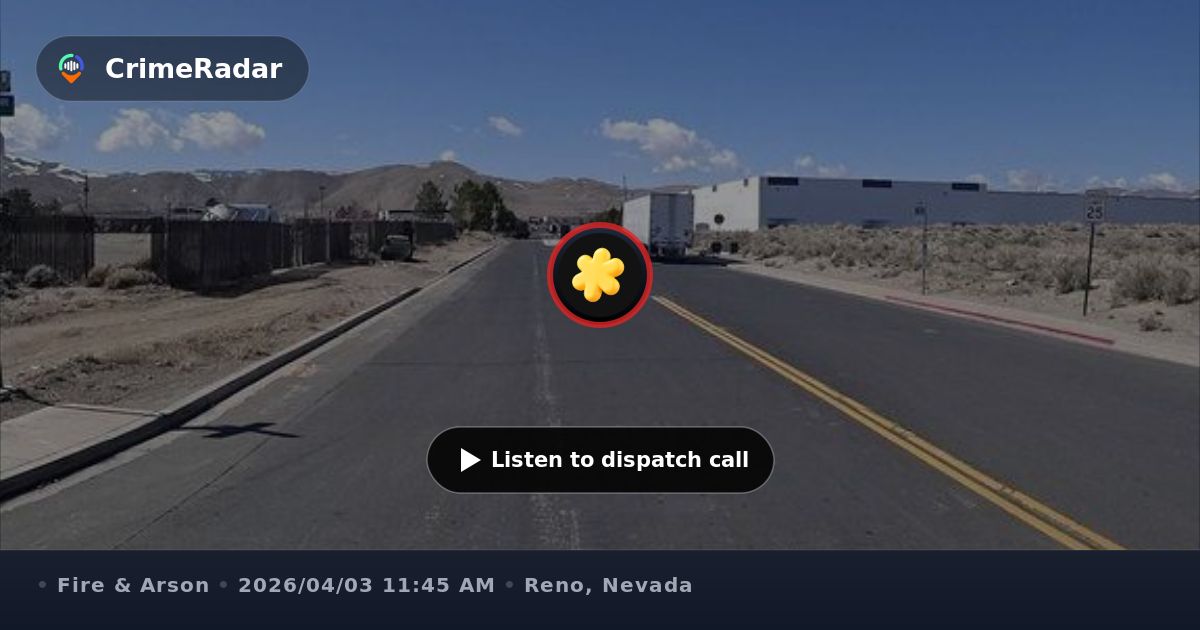 Fire alarm reported at Echo Avenue address, Reno NV | CrimeRadar