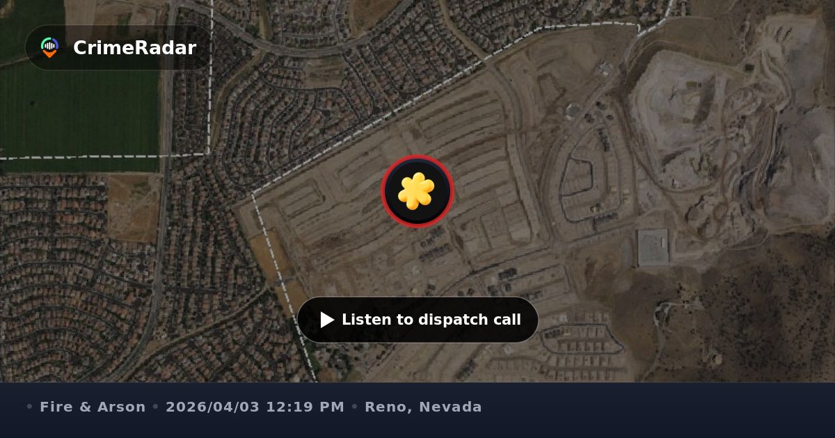 Fire alarm reported at Martingale Court address, Reno NV | CrimeRadar