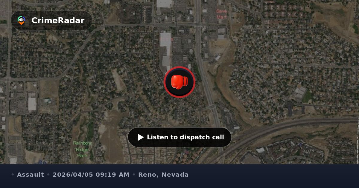 Police and fire respond to fight at apartments, Reno NV | CrimeRadar