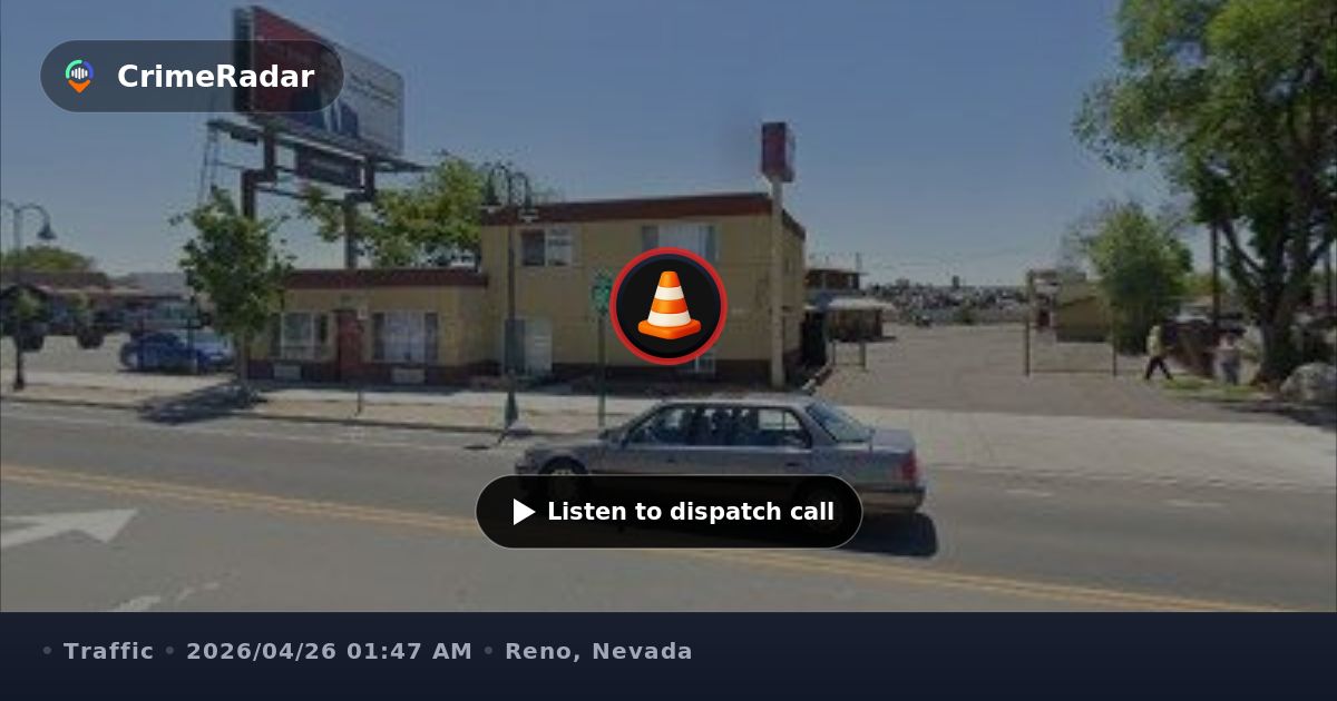 Traffic stop near Economy Inn on East Fourth Street, Reno NV | CrimeRadar