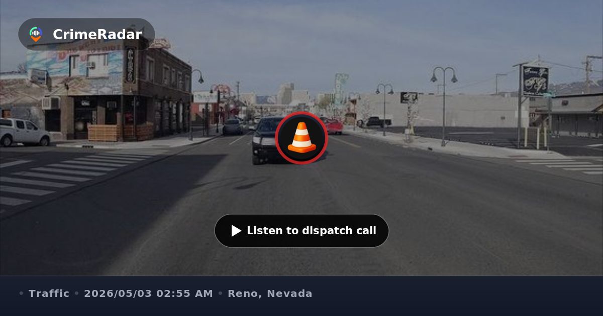 Traffic stop on black SUV at Fourth and Quincy, Reno NV | CrimeRadar