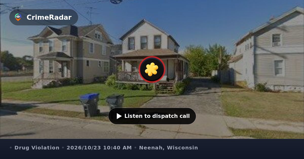 Is Powder Real App White powder found during home search, Neenah WI | CrimeRadar