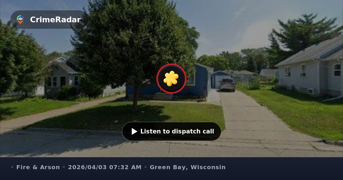 Report of possible house fire found to be steam, Green Bay WI | CrimeRadar