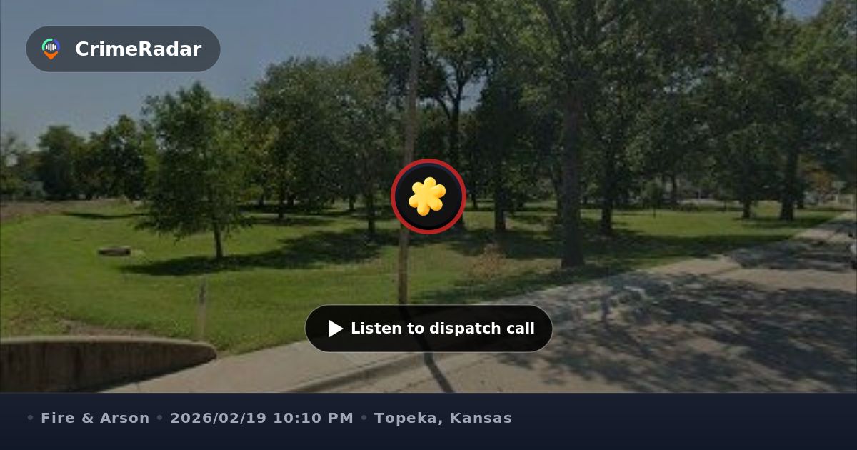 Fire crews respond to structure fire on Southwest McVicar, Topeka KS ...
