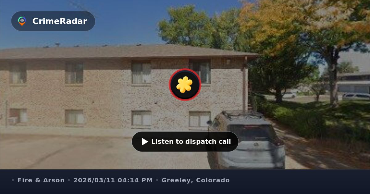 Fire crew investigates report at apartment building, Greeley CO ...