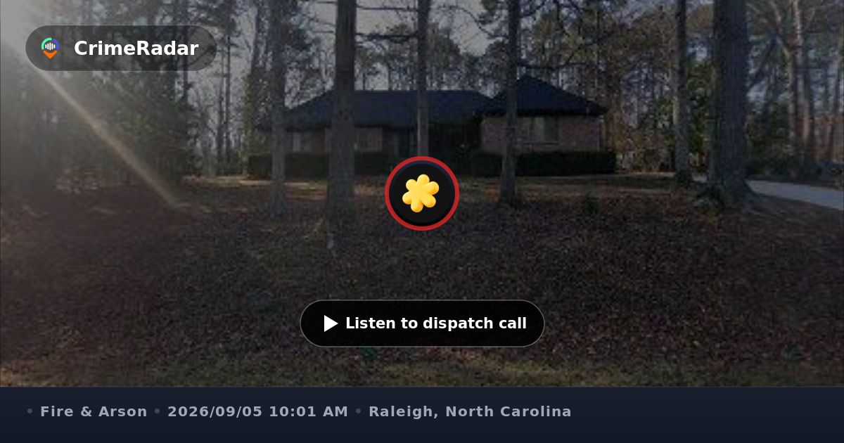 Structure fire reported on Bascomb Drive in Raleigh, Raleigh NC ...